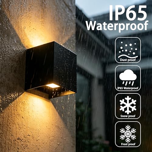 Outdoor Sconce Up Down Waterproof Wall Lights