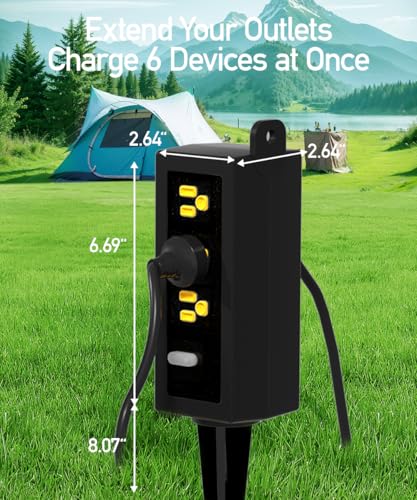 Outdoor Power Strip Weatherproof