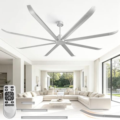 96 Inch Industrial Ceiling Fan No Light