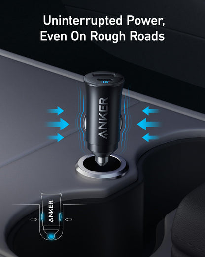 30W 2 Port PowerIQ 3.0 USB C iPhone Car Charger