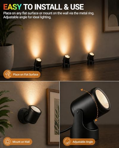 6W RGBW Up Lights Indoor