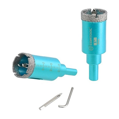 1 Inch Diamond Hole Saw with Pilot Drill Bit (1 Inch (25mm) 2-Pack)
