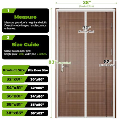 Fiberglass Magnetic Screen Door