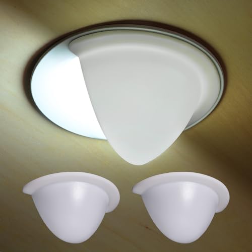 2 Pack 6 Inch 40% Translucent Can Light Cover (White / 6 Inch)