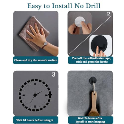 Adhesive Hooks for Hanging Wall Hook Self Adhesive Key Hat Coat