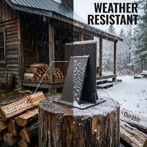 Firewood Kindling Splitter for Wood Stove Fireplace and Fire Pits Wood Splitting Wedge Manual Log Splitter Wedge