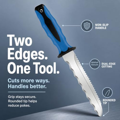 Double Side Serrated Insulation Knife