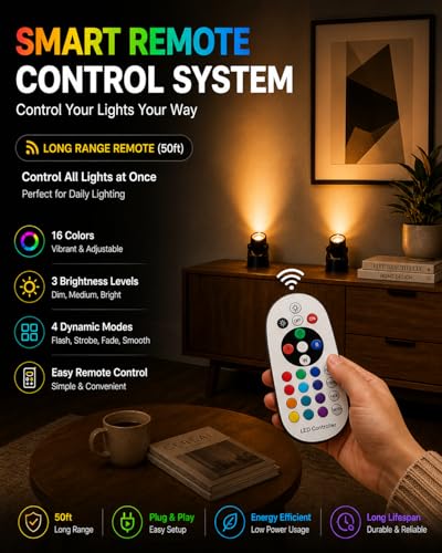 6W RGBW Up Lights Indoor