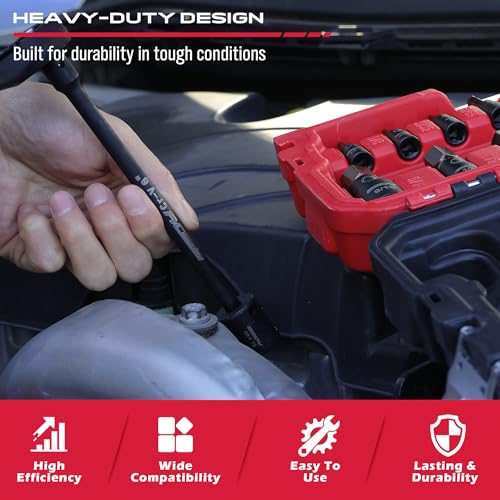 73 Piece Impact Socket Set with Hex & Torx Bit Sockets (73-Piece Master Impact Set)