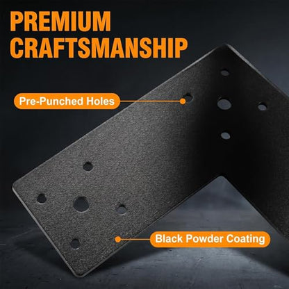 4 PCS T Post Timber Brackets