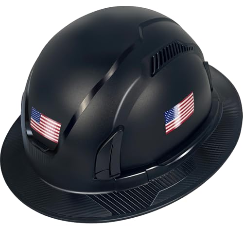 Type II Hard Hats Full Brim ANSI and CSA Approved Vented Top and Sides