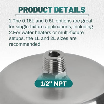 1 Pack Niikappu Mini Thermal Expansion Tank 2L (2L)