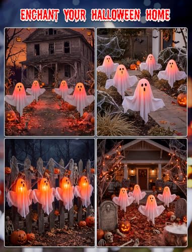 Halloween Ghost Pathway Lights Outdoor