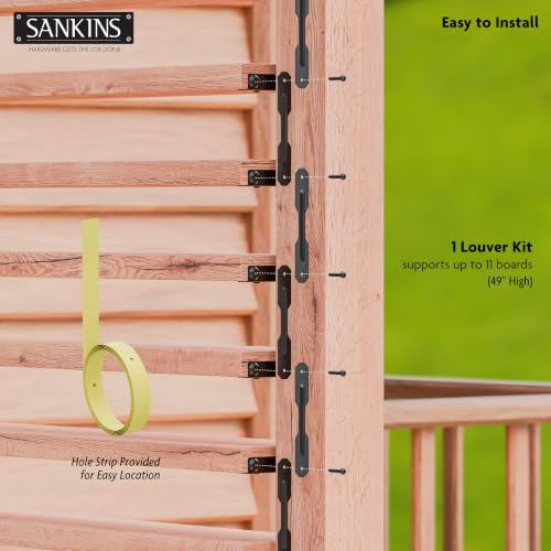 Deck Sunblind System Window Louver kit Fence Shutters