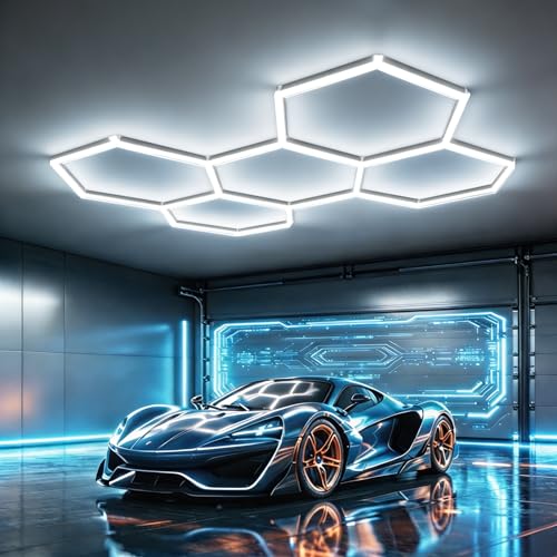 Hexagon LED Garage Light
