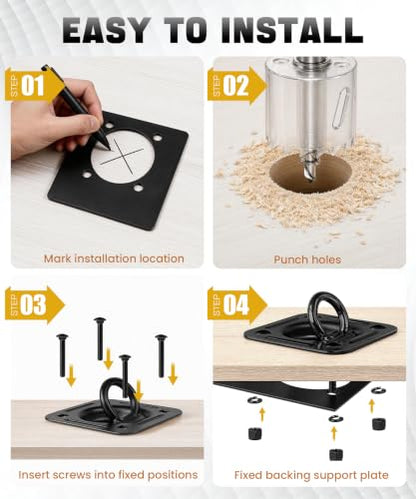Recessed D Ring Tie Down Anchors