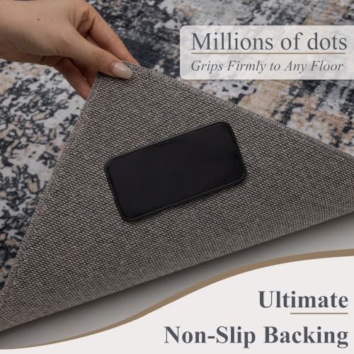 3x5 Entryway Area Rug (Black & Cream / 3' x 5' (Rectangular))