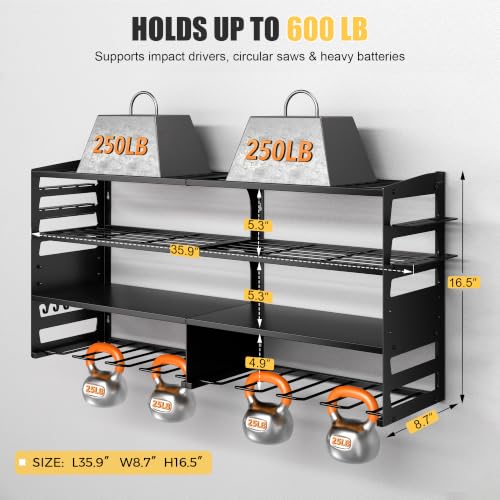 Power Tool Organizer Wall Mount