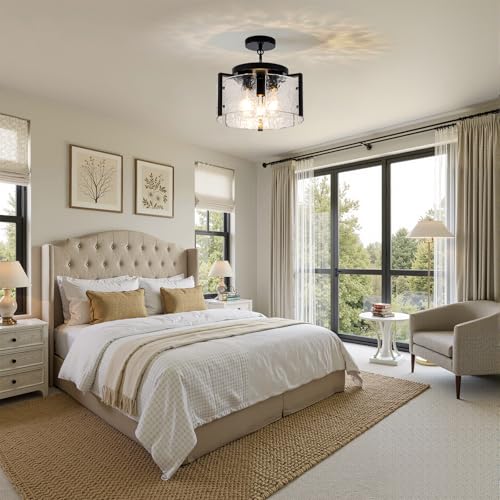 Drum Glass Chandelier