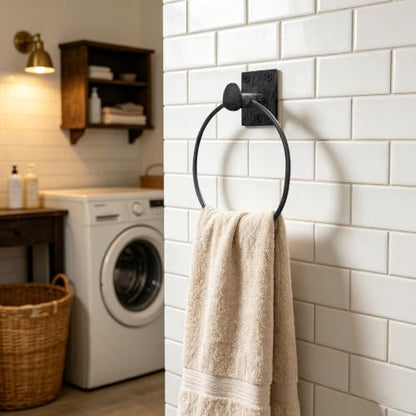 Cast Iron Hand Towel Holder Wall Mount