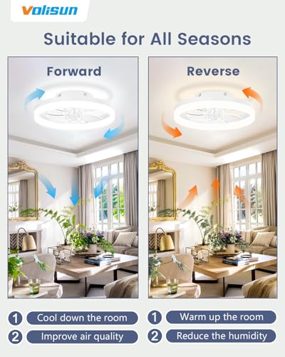 Low Profile Ceiling Fans with Lights and Remote