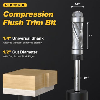 Ultra Performance Pattern Flush Trim Router Bit