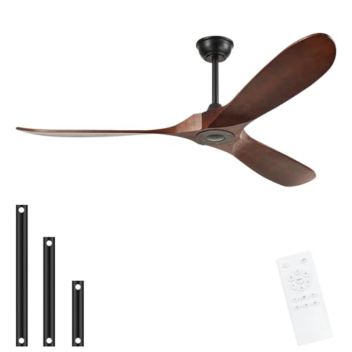 60'' Outdoor Ceiling Fans without Light (60 inch / Dark walnut)