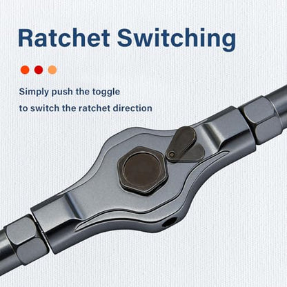 Ratchet Magnetic Screwdriver Set