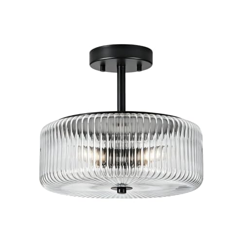 Milk Glass Ceiling Light