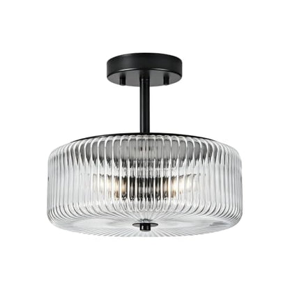 Milk Glass Ceiling Light
