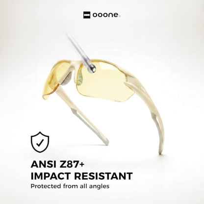 ANSI Z87+ Safety Glasses (Yellow)