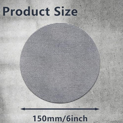 50 Pcs 6 Inch Mesh Sanding Discs