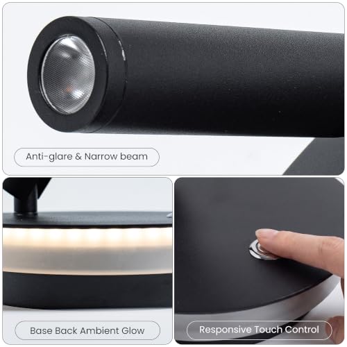 Hardwired Adjustable LED Reading Wall Sconce with Switch