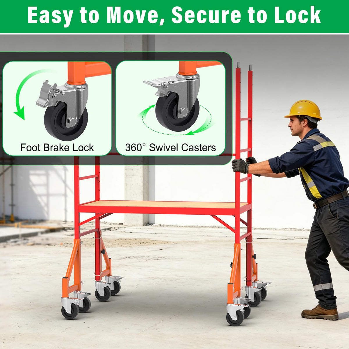 4 Pack Scaffold Outriggers for Baker Scaffolding (Fixed Scaffold Outriggers)