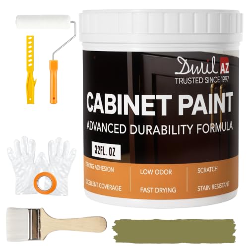Cabinet Paint (Olive Green / 32 Fl Oz (Pack of 1))