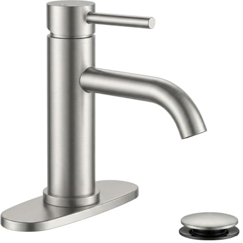 Single Handle Bathroom Sink Faucet