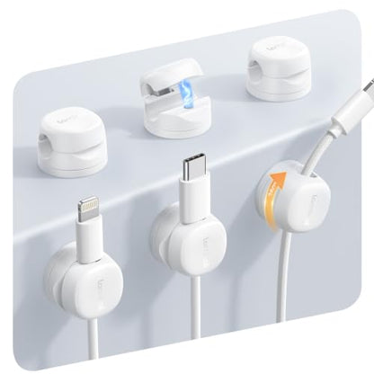 Rotating Cord Organizer Clips Cable Management
