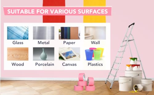 Pink Painters Tape 0.94 Inch (Pink)