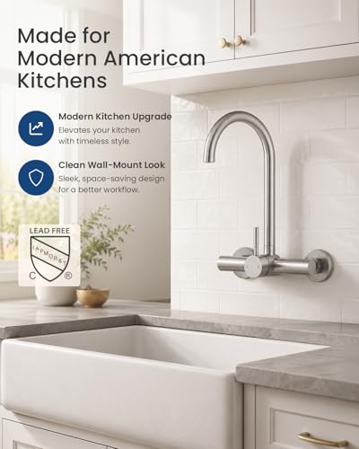 Wall Mount Kitchen Faucet