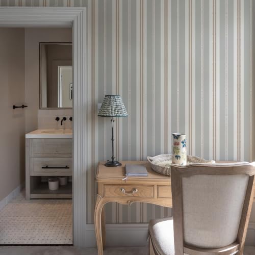 Striped Wallpaper (Gray / 17.3"x118")
