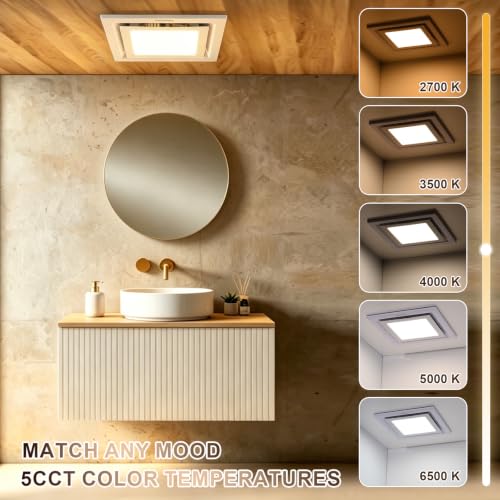 Bathroom Exhaust Fan with Light