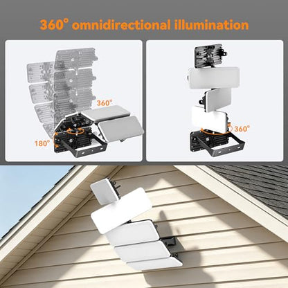 500W LED Flood Lights Outdoor (Black / 500 Watt)