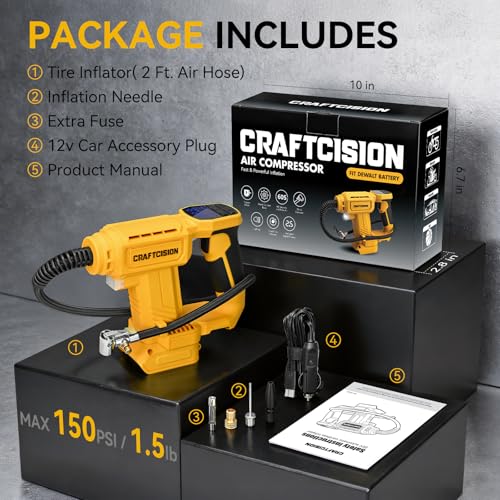 Cordless Tire Inflator Air Compressor