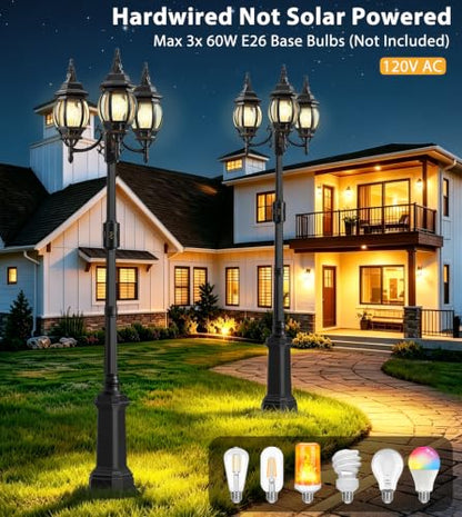 Motion Sensor Outdoor Post Lights