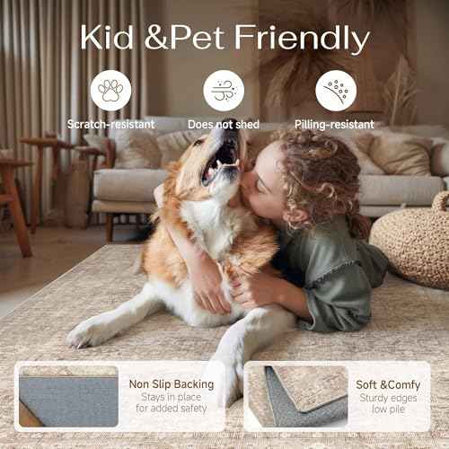 3x4 Beige Neutral Entryway Area Rug (Neutral | Beige / 3' x 4' (Rectangular))