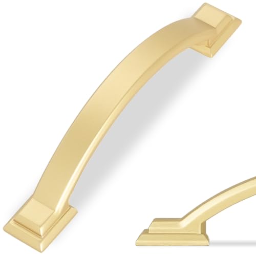 2 Pack 3.75 Inch (Brushed Gold / 3.75'' Hole Center(96mm))