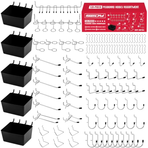 Pegboard Hooks Set