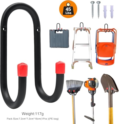 4 Packs Heavy Duty Metal Wall Hooks