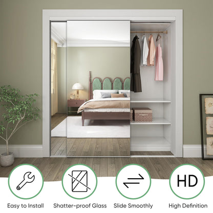 72''x80'' Mirror Closet Doors (72''x80'')