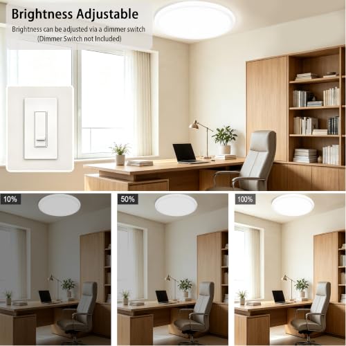 15 Inch Led Flush Mount Ceiling Light